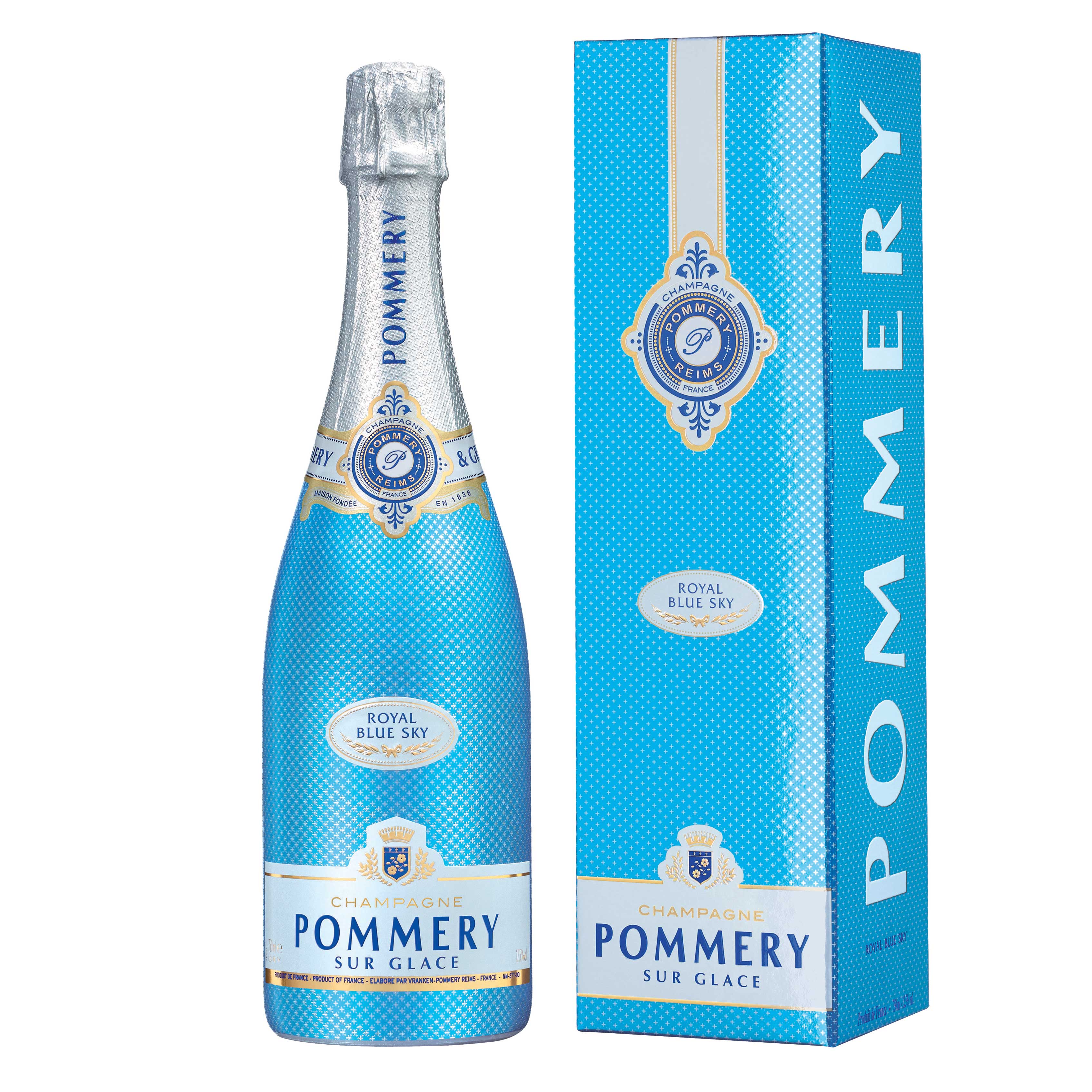 Send Pommery Blue Sky Champagne 75cl Online